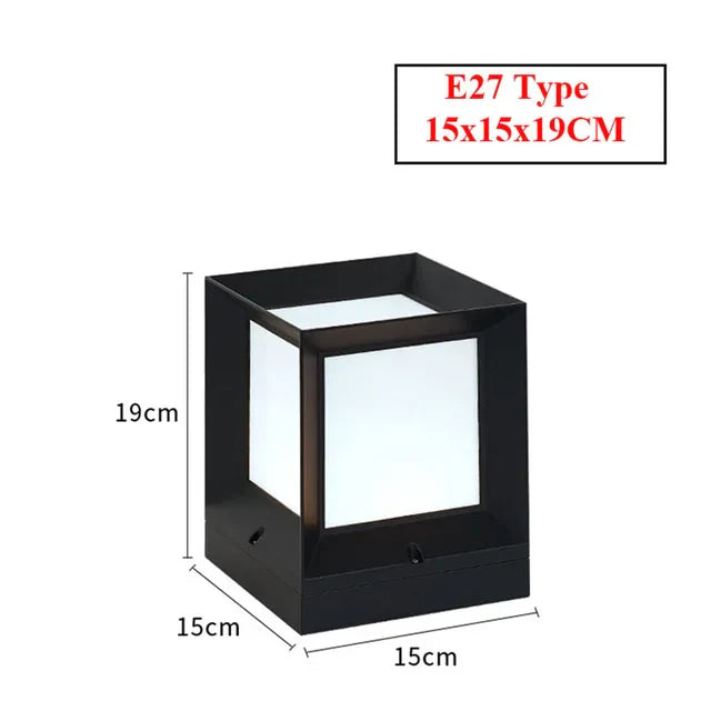 PillarGlow - Lampe de pilier de portail pour l'extérieur
