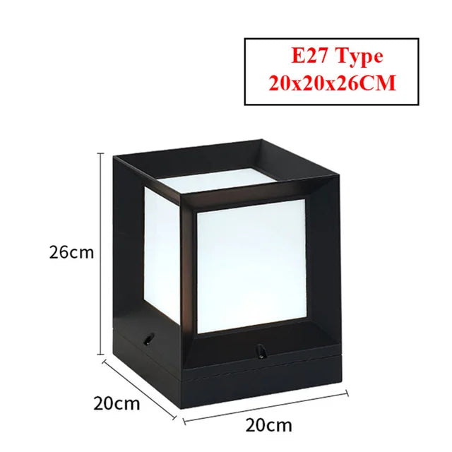 PillarGlow - Lampe de pilier de portail pour l'extérieur