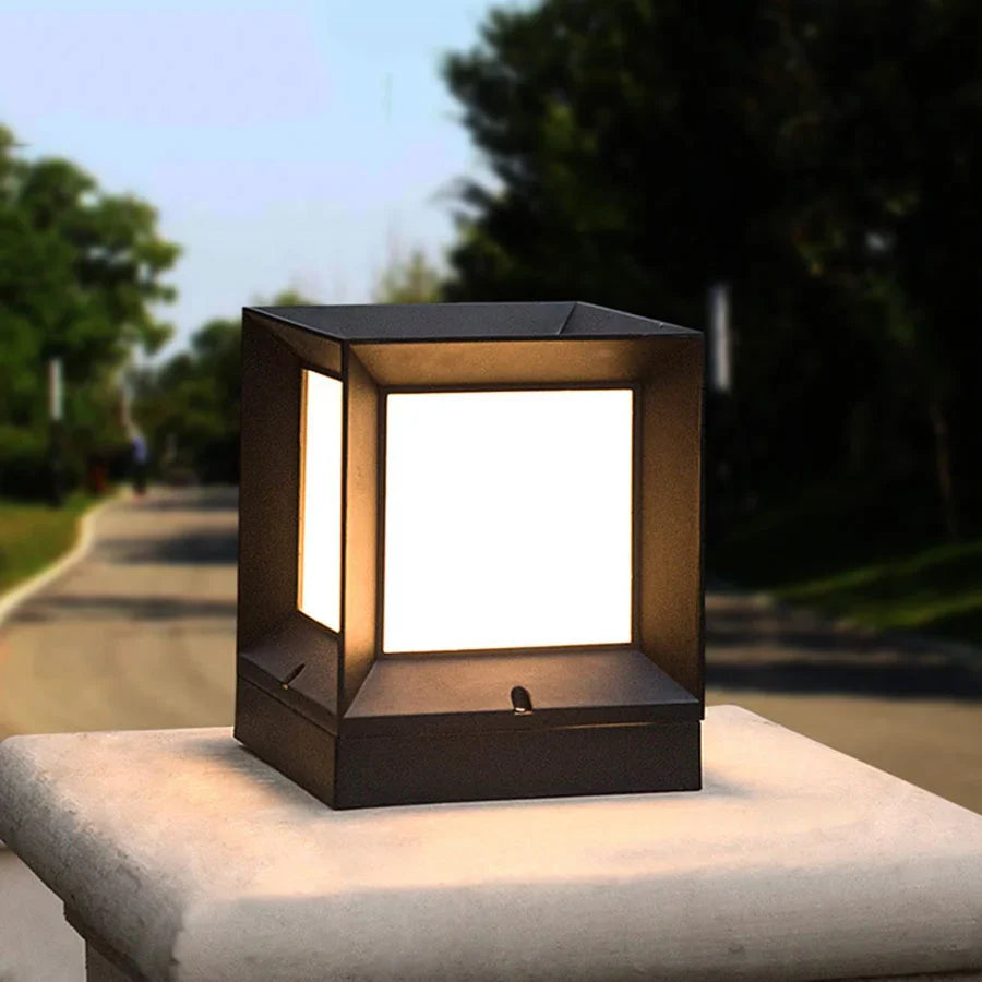 PillarGlow - Lampe de pilier de portail pour l'extérieur