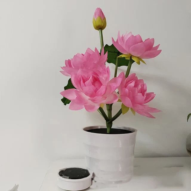 SolarGarden - Lampe fleur de lotus