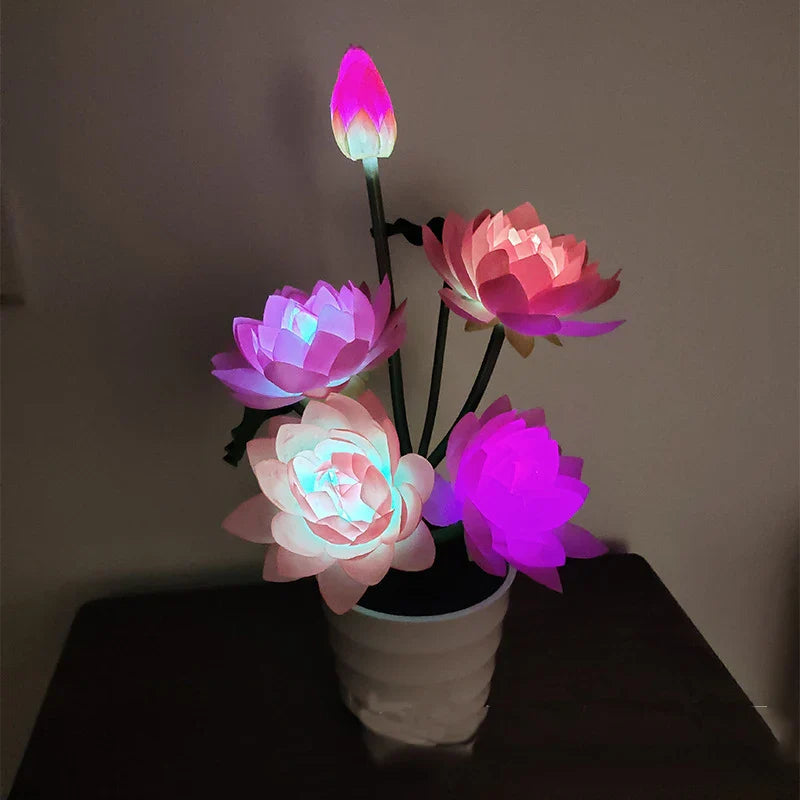 SolarGarden - Lampe fleur de lotus