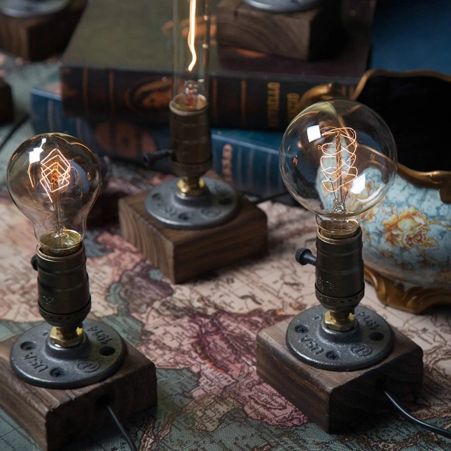 Woodlight - Lampe de table en bois